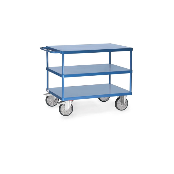 Tischwagen mit Stahlblechplattformen 1000 x 700 mm-Beschreibung lesen