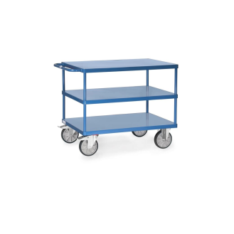 Tischwagen mit Stahlblechplattformen 1000 x 700 mm-Beschreibung lesen