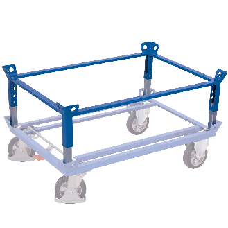 Aufsatzrahmen für Palettenfahrgestelle 810x610mm-Beschreibung lesen
