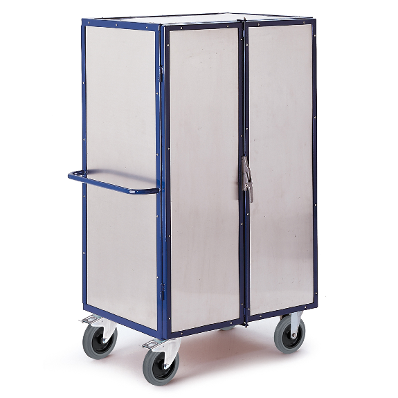 Aluminiumschrankwagen mit 4 Etagenböden 980x700mm-Beschreibung lesen