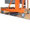 Arbeitsbühne 200 kg mit Schwerlastrollen