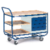 Montagewagen mit Schubladenschrank und Ablagen