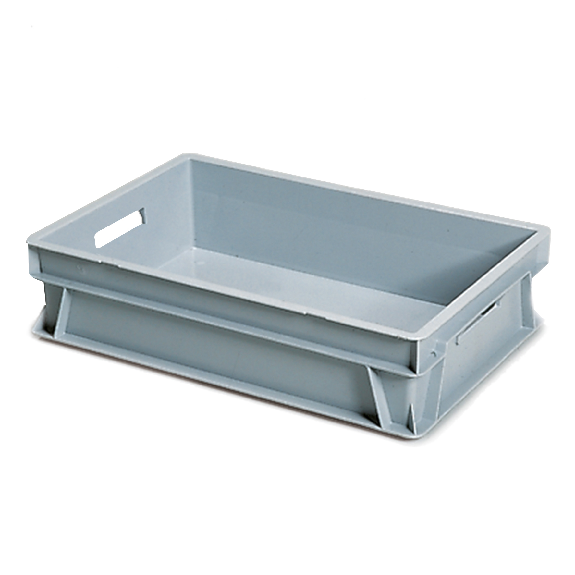 Rollwagen Eurokasten grau 400x300x120mm-Beschreibung lesen