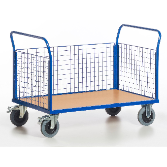 Gitterwagen mit drei Wänden 1200x680mm, Tragkraft 600kg-Beschreibung lesen