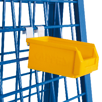 Materialkiste gelb 105x160x75mm für Werkstückwagen-Beschreibung lesen