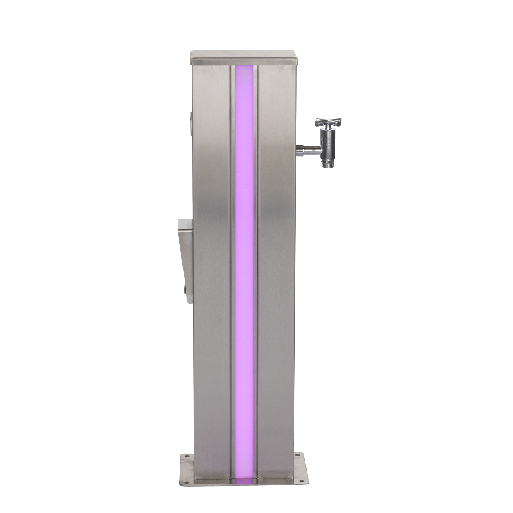 Multifunktionsstele mit LED-Beleuchtung-Beschreibung lesen