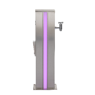 Multifunktionsstele mit LED-Beleuchtung-Beschreibung lesen