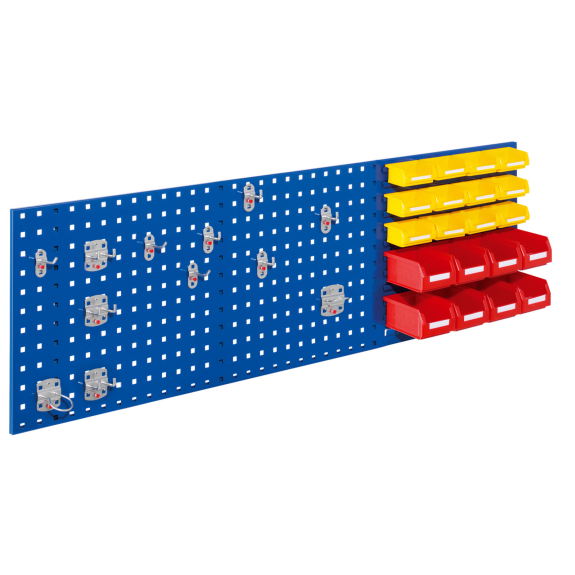 Set von Lochplatten mit Zubehör 1500x450 mm-Beschreibung lesen
