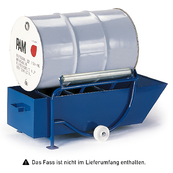 Fasskippbock 250 kg mit Polyamid-Rollen-Beschreibung lesen