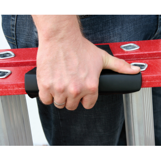 Ergonomische Griffzone für Leitern-Beschreibung lesen