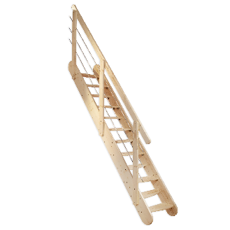 Raumspartreppe aus Fichte 250-289 cm mit Geländer-Beschreibung lesen