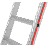Stufenaufstieg mit Plattform 7 Stufen
