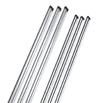 Senkrechtstäbe aus verzinktem Stahl, 3080 mm-Beschreibung lesen