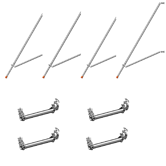 Kit de support pour échafaudage roulant-Beschreibung lesen
