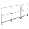 Geländer steckbar für Plattform 3060 mm