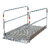 Grabenbrücke aus Aluminium 4,0 m x 1,3 m