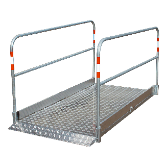 Grabenbrücke aus Aluminium 4,0 m x 1,3 m-Beschreibung lesen