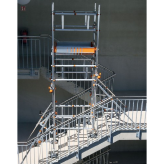 Treppen-Kit für Fahrgerüst mit 2 Durchgängen 4,65 m AH-Beschreibung lesen