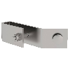 Schienenbefestigung aus Edelstahl 50x20mm