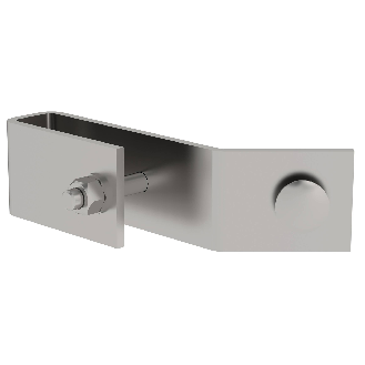 Schienenbefestigung aus Edelstahl 50x20mm-Beschreibung lesen