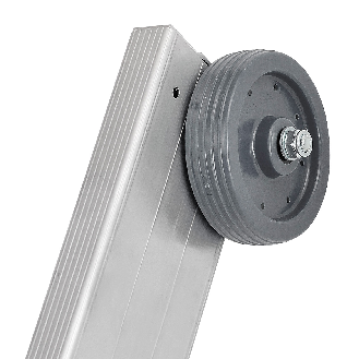 Set de roulettes murales pour montants de 60 à 100 mm-Beschreibung lesen