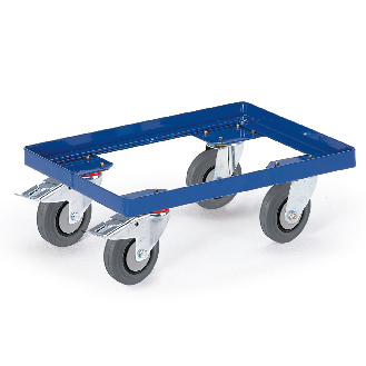 Stahlrahmen 1210x810mm mit TPE-Bereifung und Bremsen-Beschreibung lesen