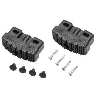 Set di piedi per scala, montante 100 mm-Beschreibung lesen