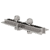 Steigleiterverbinder aus Edelstahl 200 mm