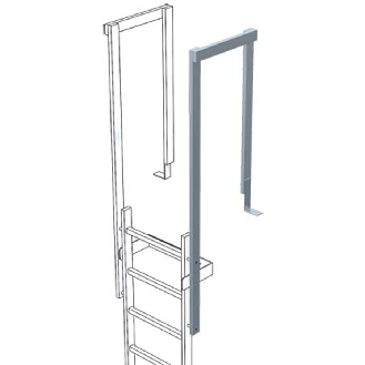 Ausstiegsgeländer aus Edelstahl 60x25mm-Beschreibung lesen