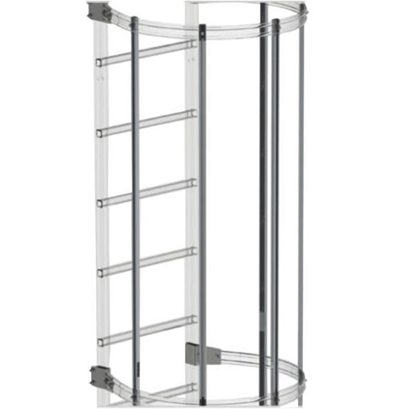 Rückenschutzstrebe 3000 mm aus eloxiertem Aluminium-Beschreibung lesen