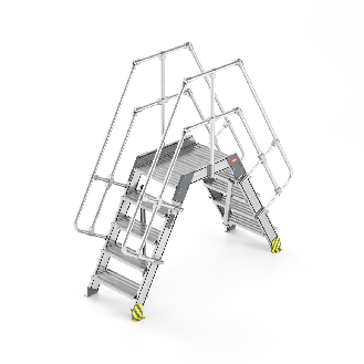 Überstieg stationär Neigung 60° Stufenbreite 600 mm 7 Stufen-Beschreibung lesen