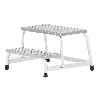 Trittleiter aus Aluminium mit 2 Stufen