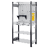 Steckregal 2000x1000x500mm anthrazitgrau