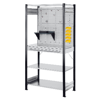 Steckregal 2000x1000x500mm anthrazitgrau-Beschreibung lesen