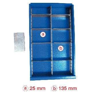 Schubladeneinteilungsset 2x5 Fächer-Beschreibung lesen