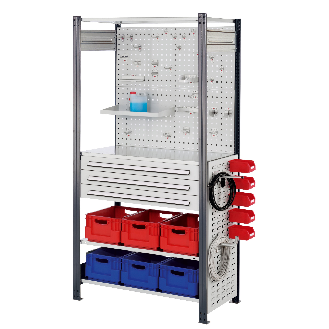 Steckregal 2000x1000x500mm anthrazitgrau-Beschreibung lesen