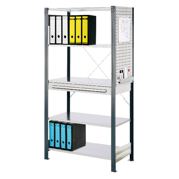Steckregal 2000x1000x500mm anthrazitgrau-Beschreibung lesen