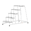 Trittleiter aus Aluminium mit 5 Stufen