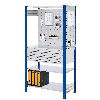 Steckregal 2000x1000x500mm enzianblau