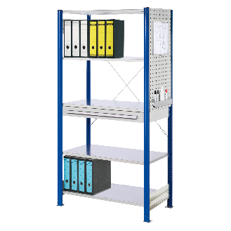 Steckregal 2000x1000x500mm enzianblau-Beschreibung lesen