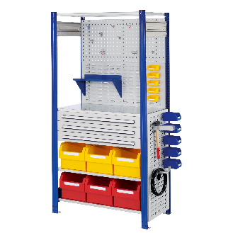 Steckregal 2000x1000x500mm enzianblau-Beschreibung lesen