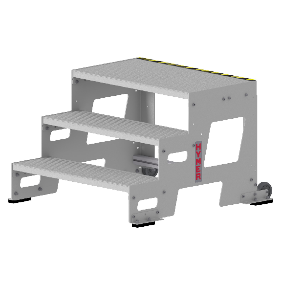 Grundmodul Industrietritt aus Aluminium 3 Stufen-Beschreibung lesen