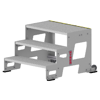 Grundmodul Industrietritt aus Aluminium 3 Stufen-Beschreibung lesen