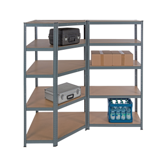 Eckregal 180x90x45cm Tragkraft 265kg-Beschreibung lesen