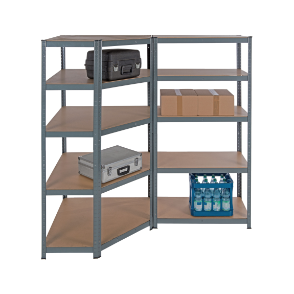Eckregal 180x90x45cm Tragkraft 265kg-Beschreibung lesen