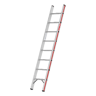 Stufenanlegeleiter mit gebogener Traverse 12 Stufen-Beschreibung lesen