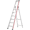 Stufenstehleiter mit Plattform 6 Stufen