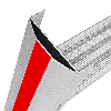 Stufenstehleiter mit Plattform 6 Stufen
