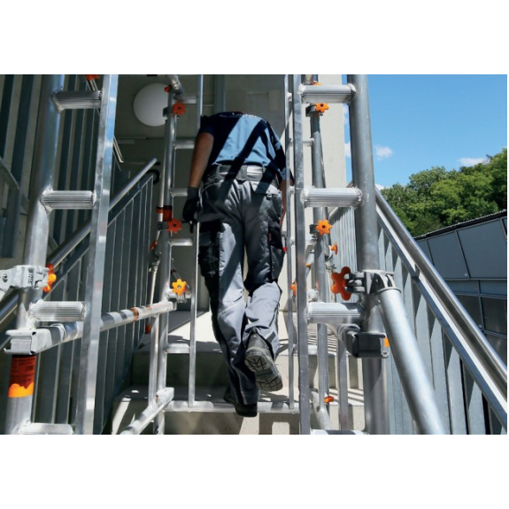 Treppen-Kit für Fahrgerüst mit 4,65 m Zugang-Beschreibung lesen