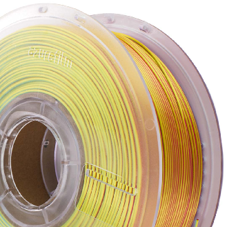 Filamento PLA seta tricolore 1.75mm 1000g-Leggi tutto